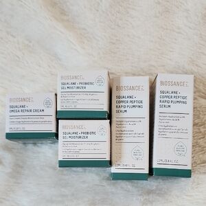 Biossance - travel size serum/moisturizer/cream